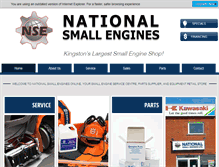 Tablet Screenshot of nationalsmallengines.com